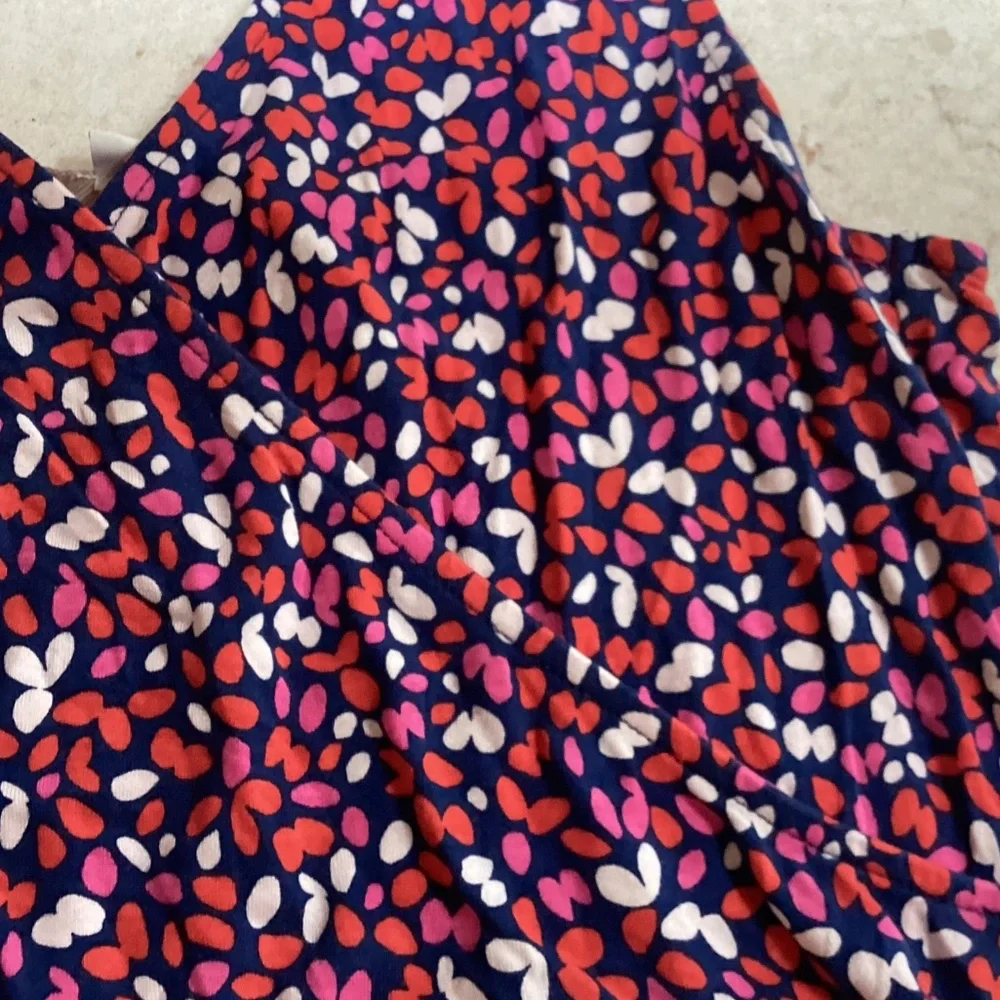 Boden red-white-blue faux-wrap tanktop, 10 - Picture 3 of 5